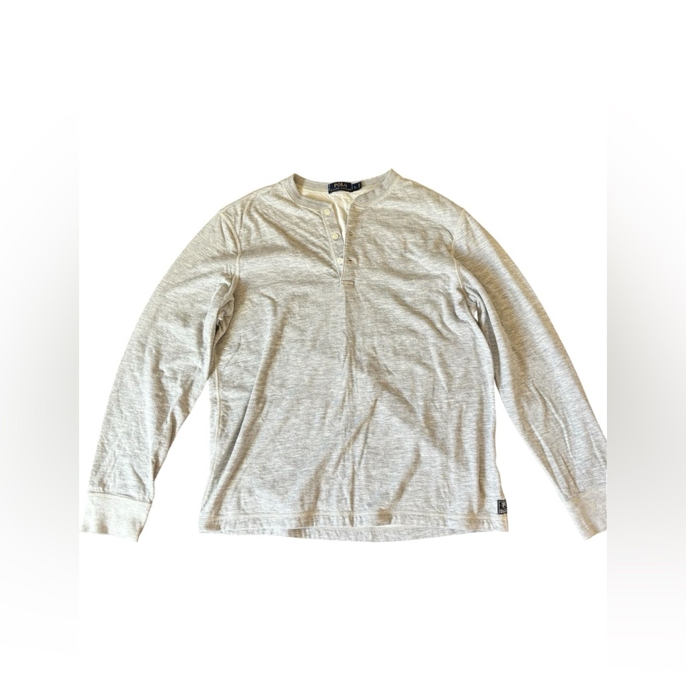 Men's Polo‎ Ralph Lauren Cotton Henley Men’s Size Large